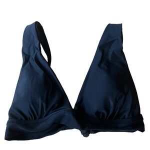 NWT Aerie Women's Triangle Bikini Swim Top Black Size Medium